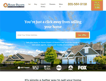 Tablet Screenshot of housebuyersofamerica.com